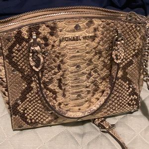 Mk snakeskin purse